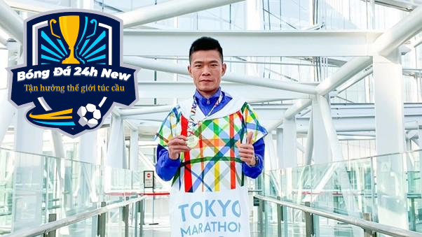 Hứa Thuận Long hoàn thành thử thách tại Tokyo Marathon 2025. Ảnh: Pocari Sweat Hứa Thuận Long hoàn thành thử thách tại Tokyo Marathon 2025. Ảnh: Pocari Sweat