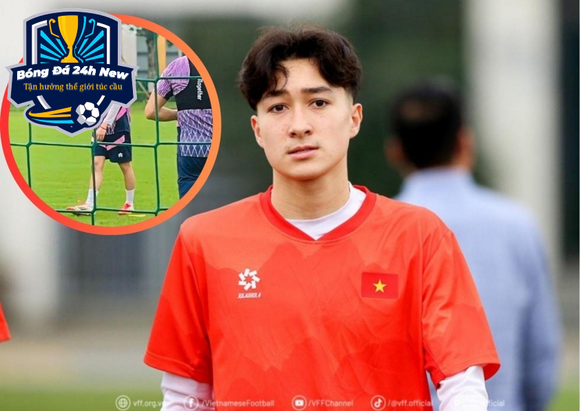 Thomas Mai Veeren bất ngờ xuất hiện ở buổi tập của CLB CAHN Thomas Mai Veeren bất ngờ xuất hiện ở buổi tập của CLB CAHN